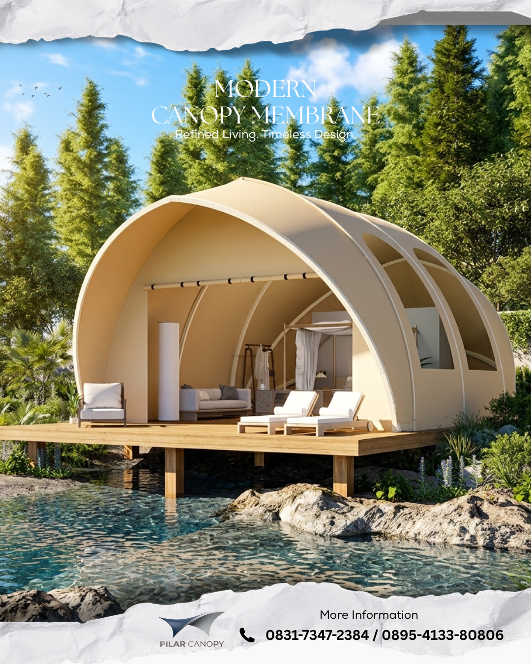 Foto proyek — GLAMPING MEMBRANE — Glamping — Bagai Membrane Canopy